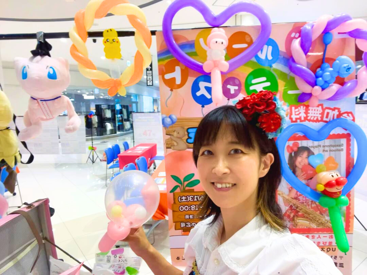 イオンモール津南でバルーンプレゼント(´ω`*)